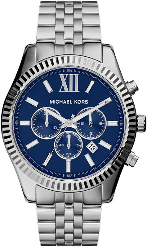 michael kors remington uhr herren|michael kors leather watch.